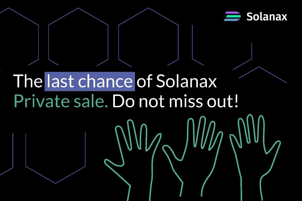 Letzte Chance, mit Solanax Private Sales an Bord des Lightning Train zu springen
