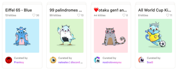 Cryptokitties NFT