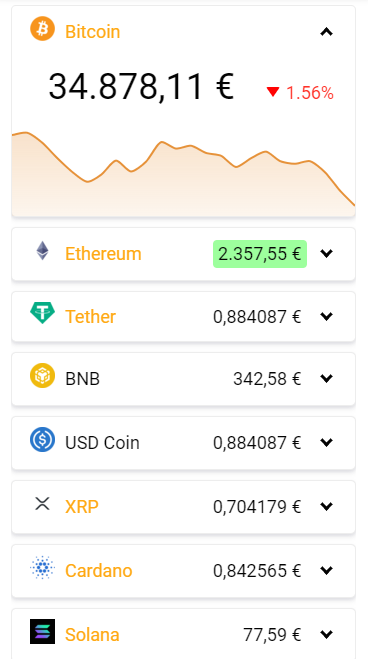 Krypto Kurse Übersicht 1 Vorschau