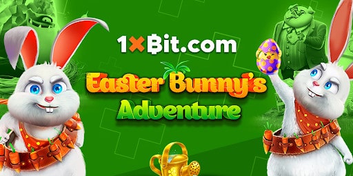 1xBit bereitet einen Preispool von 0,5 BTC für das Abenteuerturnier des Osterhasen vor