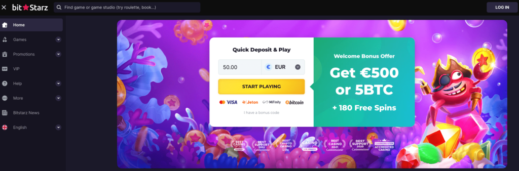 bitstarz krypto casino bonus